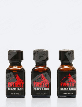 Pack de Poppers Everest Black Label x3