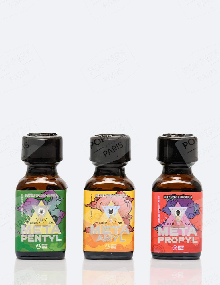 Pack Meta Trio 24 ml : 3 poppers