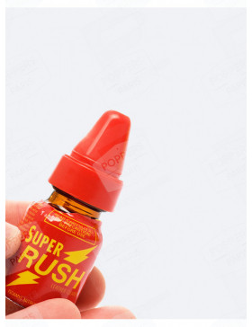 Poppers Super Rush 10ml avec son bouchon inhalateur